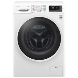 LG F4J6TY0WW Freestanding Washing Machine, 8kg Load, A+++ Energy Rating, 1400rpm Spin, White